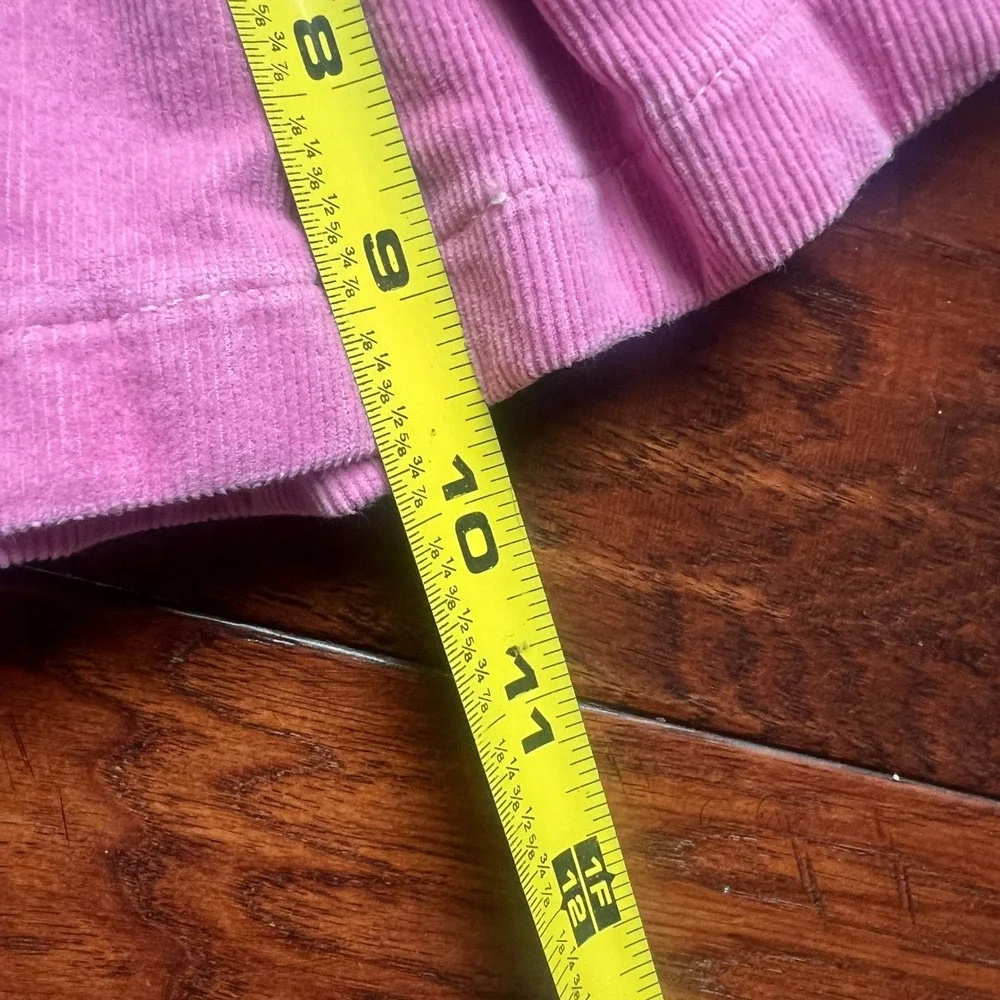 Crewcuts Girls 4-5 Pink Corduroy Skirt Pleated Adjustable Waist Fall Preppy‎